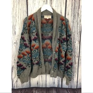 Peruvian Connection Cardigan Button Sweater